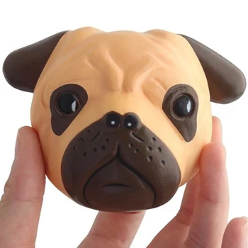 Lēni Pieaug Nopietnu funny suns Galvu Saspiest Squishes Anti-stress Rotaļlietas, Mīkstās Squishy Dzīvnieku Rotaļlietas Bērniem Rokās Tālruni, Anti-stress