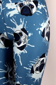 Jaunu 230gsm tauriņu super mīksts seksīgā fitnesa bikses stiept labas kvalitātes sieviešu zilā krāsā un suņiem stulpiņi