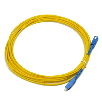 10 Gab. SC UPC, lai SC UPC Simplex 2,0 mm 3,0 mm PVC Viena Režīma Šķiedras Patch Cable džemperis šķiedras patch kabeli dzīslu optica FTTH 9/125