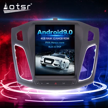 Ford Focus Android Radio, magnetofons 2012-2018 Auto Multimediju Atskaņotājs, Stereo Galvas Vienības PX6 Tesla Stila GPS Navi Auto Audio