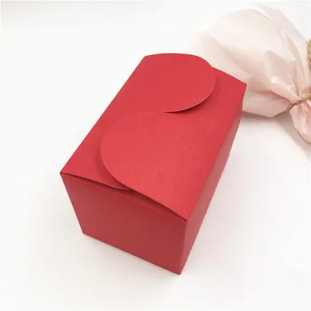 10Pcs DIY Kraft Papīra Kastē Valentīna Diena Dāvanu Kastes Par Kāzu dod priekšroku Dzimšanas dienas svinības Konfektes, Cepumi Kāzu Puse, Iepakojuma Kaste