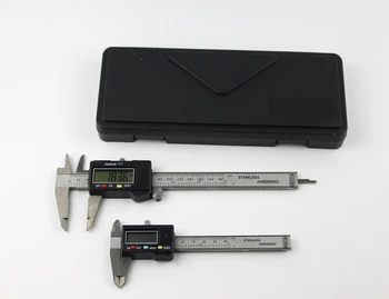0-150mm 0-100mm Elektrisko Digitālo Suportiem LCD Platums Mikrometru Valdnieks Mērīšanas Instrumenti