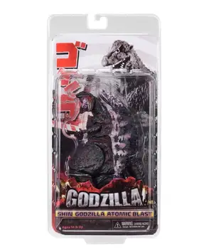 Bandai NECA Godzilla Filmu 2016 Atmodas Godzilla Jaunu Kodolenerģijas Godzilla Septiņas Collas Rīcības Attēls Kolekcionējamus Modelis