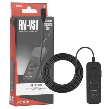 FOTGA RM-VS1 mīksto atbrīvošanas poga Kameras Tālvadības Slēdža Vadu Sony A7 A7R A7S A7II A7RII kameras tālvadības