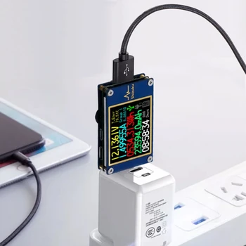 YK001-USB augstas precizitātes ātrās uzlādes datu līnijas sprieguma un strāvas testeri 11UA