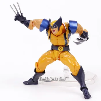 PĀRSTEIDZOŠS YAMAGUCHI Revoltech NĒ.005 Wolverine Logan Howlett PVC Rīcības Attēls Kolekcionējamus Modeļa Rotaļlietu 15cm
