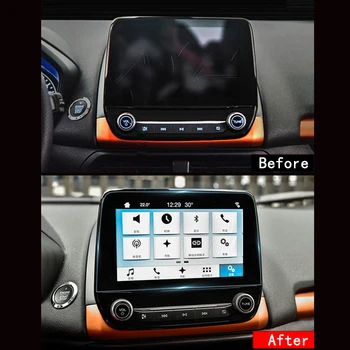 Ford Ecosport 2018 2019 2020 Rūdīts Stikls Automašīnas Navigācijas Screen Protector LCD Touch Displeju Aizsardzības Plēves Uzlīme