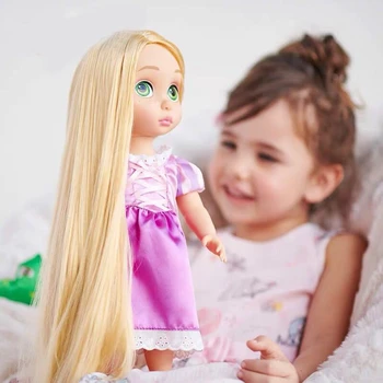 Disney 40cm Liekami Salons Roku Lelle Princese Rapunzel Sleeping Beauty Princese Saldēti 2 Aishana Lelles Dod Meitenes Dzimšanas dienas Dāvana