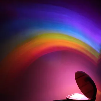 SXZM LED RGB Varavīksnes Projektoru Nakts Gaisma Akumulatora Prower Radošas Lampas Bērnu Dāvanu Apgaismojums Dekorēšana Mājas mazulis Guļamistaba