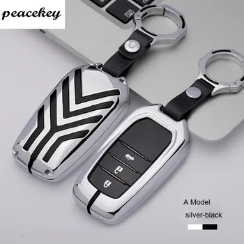 Cinka Sakausējuma Flip Locīšanas Auto Atslēgu Lietā Metāla Vāciņu Keychain, 