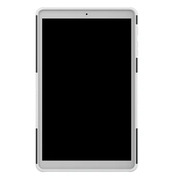 Hibrīda Bruņas Silikona + cietā Datora korpusa Vāciņš Samsung Galaxy Tab 10.1 2019 T510 T515 Stāvēt triecienizturīgs Tablete Aizsardzības Gadījumā