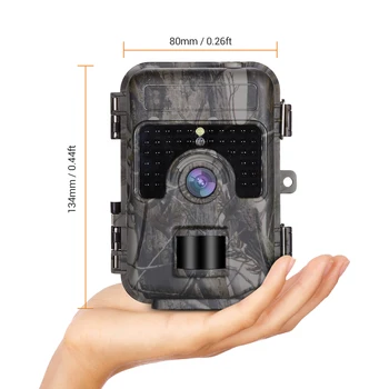 HH662 Trail Camera 16MP 1080P Medību Skautu Savvaļas Cam 30pcs IS LED 940nm Nakts Redzamības 0.6 S Izraisīt Ūdensizturīgs Foto Slazdu