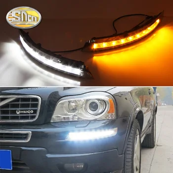 SNCN 2GAB LED Dienas Gaismas lukturi Volvo XC90 2007 2008 - 2012 2013 Auto Piederumi Ūdensizturīgs 12V dienas gaitas lukturi Miglas Lukturi Apdare