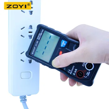 ZOYI ZT-5B Ciparu multimetrs Bluetooth Bezvadu Tehnoloģiju, Smart T-RMS Voltmetrs Ammeter Auto Zvanīja analog Kondensators TSV Testeris