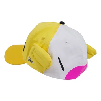 Augstas Q Unisex Anime Cosplay Final Fantasy FF15 Moogle Chocobo cepuri klp label tag chapeau Cosplay Kostīmi