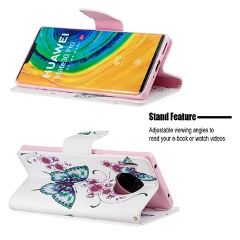 Tauriņš Pūce PU Ādas Maks Flip Case for Xiaomi Pocophone F1 Redmi 5 5 Plus, Ņemiet vērā, 5.A Vāks Redmi 4X Piezīme 4 5 4X 8 Coque