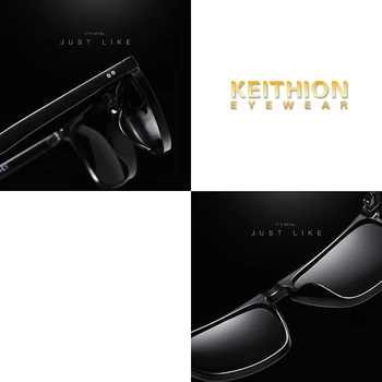 KEITHION 2019 Polarizētās Saulesbrilles, Unisex Kvadrātveida Saules Brilles Zīmola Dizainere Sunglases Vintage, Saulesbrilles Feminino Sievietēm Vīriešiem