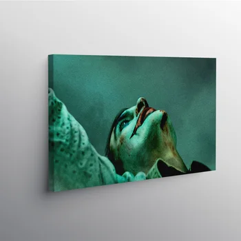 Joaquin Phoenix Joker Filmu Plakātu Plakāts Ierāmēts Koka Kadru Audekla Apgleznošana Sienu Mākslas Dekori, Guļamistabas Studiju Sākuma Apdare Izdruku