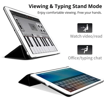 Lietā par iPad Mini 1 2 3 7.9 Slim Magnēts Stāvēt PU Ādas Būtiska, lai iPad Mini 2 Smart Cover Auto Wake/Sleep iPad Mini 3 Lietas