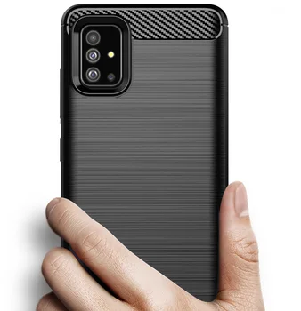 Ja Samsung Galaxy A51 (m40s) krāsa Melna (Black), oglekļa sērijas, caseport