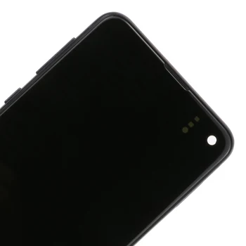 Mazajiem Dot Sākotnējo SM-G970F LCD Samsung Galaxy S10e Displejs Ar Rāmi Super AMOLED 2280x1080 S10e LCD Ekrāns Melnu Punktu Daļa