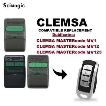 Garāžas Tālvadības 433.92 Mhz Tālvadības pulti Aparāts 433MHz Kopēt CLEMSA MASTERCODE MV1 MV12 MV123Controller Klonēšana Vārti, Durvis,