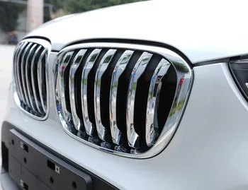 BMW X1 F48 2016 2017 2018 2019 ABS Chrome Automašīnas Vadītājs Priekšējās Restes Apdare Vāka Apdare 14pc