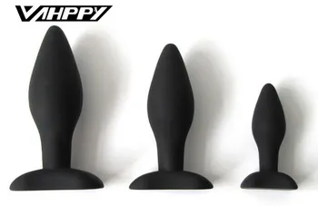 Melnais Konuss Silikona Butt Plug Anālās Seksa Rotaļlietas Vīriešiem Sieviete Iesācējs Pieaugušo Produkti Massager Erotiskās Rotaļlietas, Masturbācija VP-AP01015
