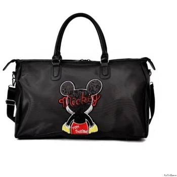 Disney Mickey mouse liela jauda, Fitnesa jogas soma ūdensizturīgs vīriešu, sieviešu pleca soma, Ceļojuma Āra bagāžas soma