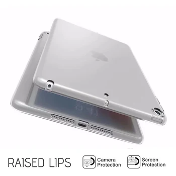 IPad Mini 1 2 3 4 5 Gadījumā, TPU Mīksto Skaidrs Bufera Vāciņš Lietā par iPad Mini 7.9