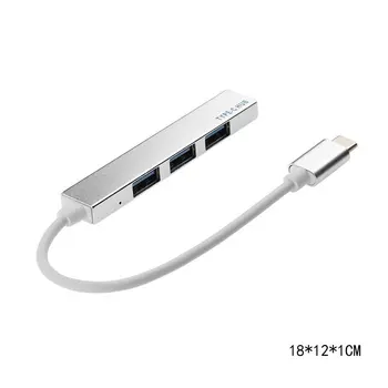 USB Type-c Adapteris 4 1 Converter Sadalītāja Daudzfunkciju USB 3.1 Rumbu Piederumi Elektronikas
