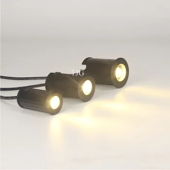 Jaunā stila 1W 3W LED Pazemes gaismas IP67 Waterproof Āra Padziļinājumā Klāja Light Dārza Lampas Ietves, Apgaismojums 42/52/62MM
