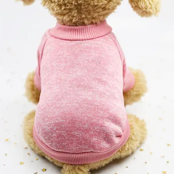 Mājdzīvnieki Suns Džemperis Silts Ziemas Suņu Apģērbu Maziem Suņiem Kucēnu, Kaķu Džemperītis Sporta Atpūtas Multicolor Izvēles Gudrs tīrtoņa Krāsu
