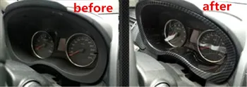 1lot ABS Oglekļa šķiedras graudu instrumentu ekrāna apdares segumu Subaru Forester 2013. - 2017. gadam / XV 2012-2017