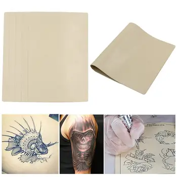 10 Loksnes dubultsienas Lielu un Vidēja Lieluma Tetovējums Ādas Microblading Uzacu Prakses Ādas Tetovēšanas, Tetovējums Piegādēm