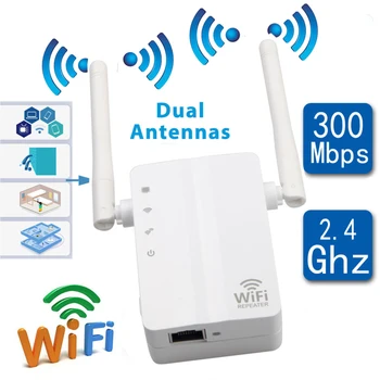 5 In 1 WiFi Repeater Bezvadu Wifi Extender 300Mbps Wi-Fi Pastiprinātājs 802.11 N lielos attālumos Wi Fi Signāla Pastiprinātājs 2.4 G Wifi Repiter