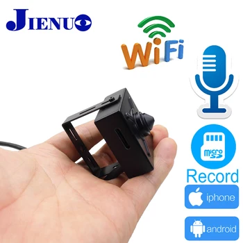 JIENU Ip Kameras wifi 720P, 960P 1080P mini CCTV Drošības Uzraudzības Atbalsta Audio Micro SD Slots Ipcam Mājas Bezvadu Maza Cam