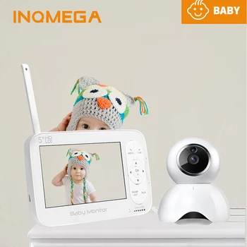 INQMEGA 720P Bezvadu Baby Uzraudzīt PTZ 360 Grādu 5 Collu LCD Baby Kamera Nakts Redzamības Aukle Aukle Video novērošanas Kameru
