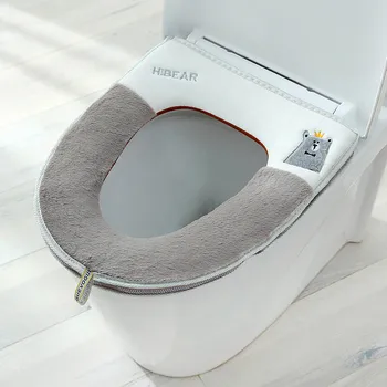 38×35×1cm Tualetes Sēdeklis Sadzīves Toilet Seat Portable Izvēlēto Plīša Jostas Ūdensizturīgs Tualetes Sēdeklis Tīru Un Higiēnisku