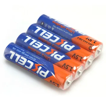 Vairumtirdzniecības 100Pieces Pkcell AAA 1,5 V LR03 AM-4 Sārma Baterijas Rotaļlietām Tālvadības vienreiz izmantojamas Baterijas