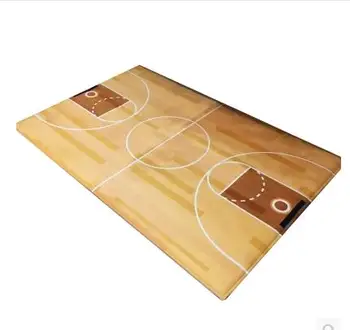 Klasiskā basketbola laukums paklāja grīdas paklājs paklāju viesistabā sporta stila flaneļa paklāju paklāju anti slip mājas dekoru