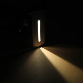 (CREE gaismas avots, Igors diskā), alumīnija pēdu gaismas, LED prožektora koridora sienas koridora sienas kāju gaismas