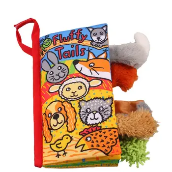 Bērnu Mīksto 3D Kluss, Auduma, Grāmatu Agri, Izglītības Aktuālās Bērni Darbību Lasījumā Grabēt Rotaļlietas Bērnu Jaundzimušo Dzīvnieku Atkritumproduktu Grāmatas