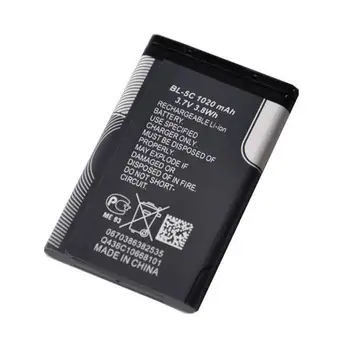 Dinto 2pc/daudz BL-5C BL5C BL 5C Baterijas, 1020mAh Uzlādējams Li-ion Baterija Nokia 1112 1208 1600 2600 2610 n70 n71