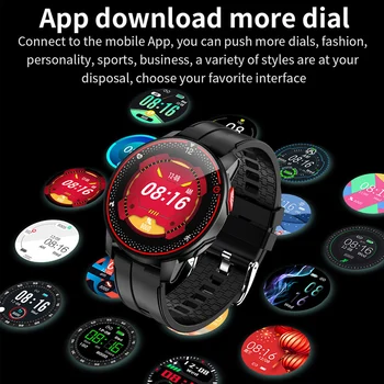 RunSpeed R18 Smart Skatīties Vīrieši IP68 Ūdensnecaurlaidīga Fitnesa Tracker Sirds ritma Monitors 9 Sporta Veidiem Smartwatch Sievietes par Android, IOS