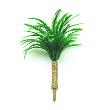 50gab 6cm augstums modeli palm koki rotaļlietas miniatūra mēroga kokosriekstu augi diorāma piekrastes rainforest skatuves pieņemšanas izkārtojums komplekti