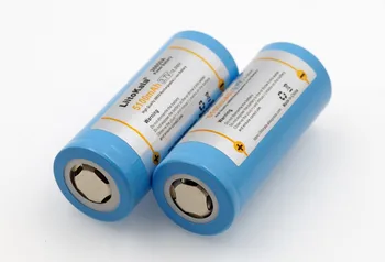 1GB LiitoKala 26650-50A 5000mAh 26650 Li-ion 3.7 v, Uzlādējamo Akumulatoru bateriju 20A 3.6 V baterijas