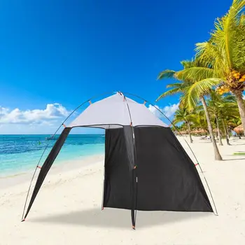 Automātiskā Instant Pop-up Pludmales Telts 5-8 Personas, Cabana Nojume Sun Patversme Sauļošanās Un Ūdensizturīgs Āra Kempings