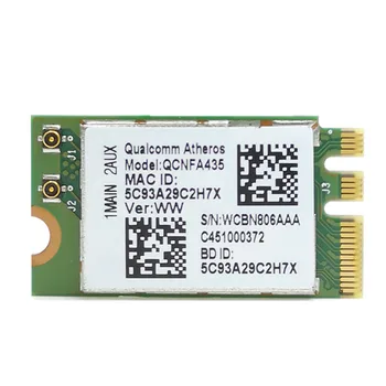 Bezvadu Adaptera Karti Qualcomm Atheros QCA9377 QCNFA435 802.11 AC 2.4 G/5G NGFF WIFI KARTE, Bluetooth 4.1