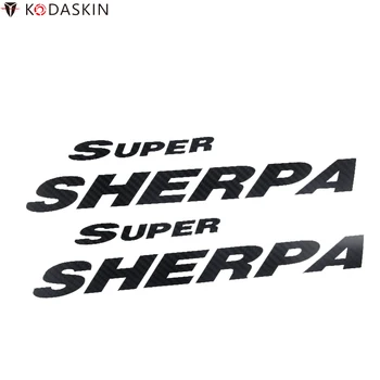 KODASKIN Motociklu Oglekļa Uzlīmes Uzlīmes Logo, Emblēmas uz Kawasaki SUPER SHERPA